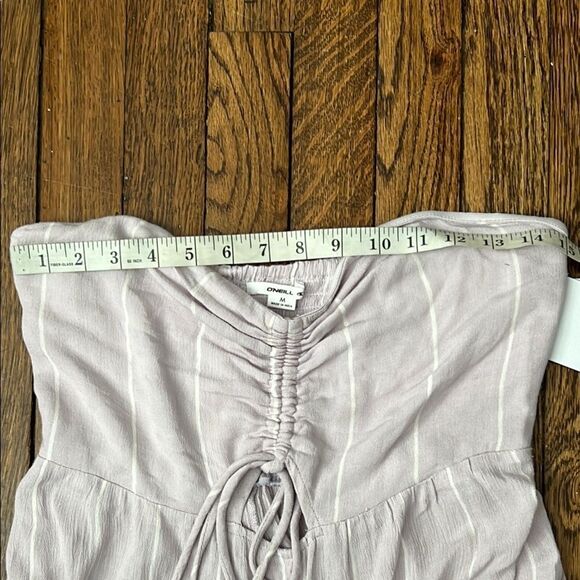 O'Neill Hadley Strapless Jumpsuit with Ruched Sweetheart Neckline NWT - Picture 6 of 11